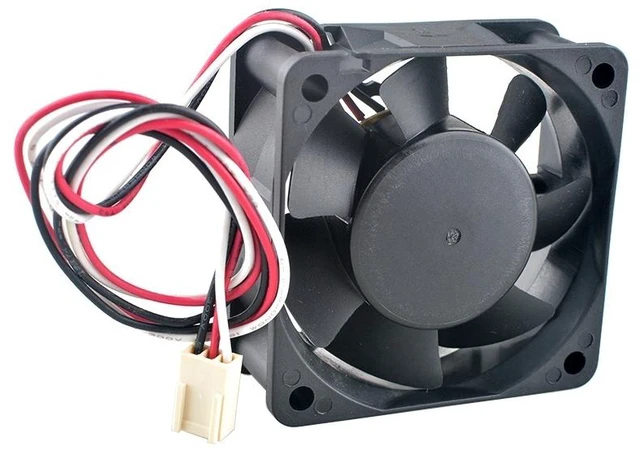 Main image of C6025B12L 60mm Dual Ball Bearing Cooling Fan DC12V 0.12A 3Pin Chassis CPU Fan for Computer Hardware