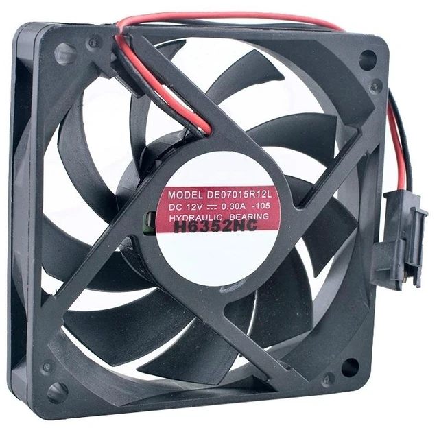 Main image of DE07015R12L 70mm 70x70x15mm DC12V 0.30A 2Pin 4000RPM High Speed Cooling Fan for Power Supply