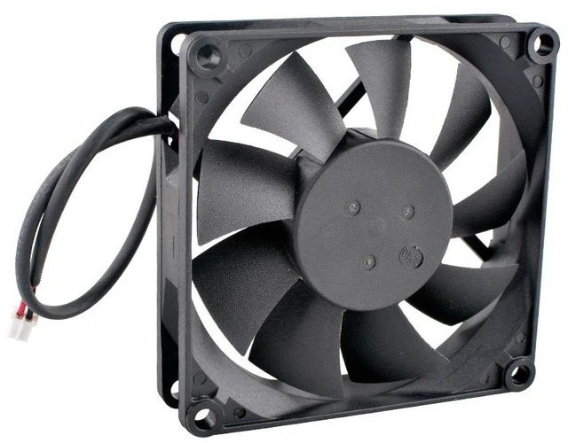Main image of D80BM-12C 80mm 80x80x20mm Dual Ball Bearing Cooling Fan DC12V 0.16A Chassis Power Supply Fan 2650RPM for Computer Hardware