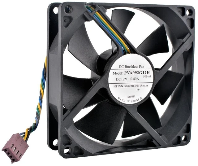 Main image of PVA092G12H 92mm 92x92x25mm DC12V 0.40A High Speed Cooler Cooling Fan for Chassis CPU