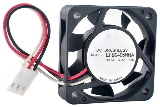 Main image of EFB0405HHA 40mm 40x40x10mm DC5V 0.25A 3Pin 7000RPM High Speed Cooling Fan for Printer Power Supply