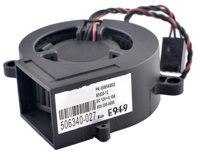 Main image of B5020-12 05005A0022 50mm Blower Fan 50x50x20mm DC12V 0.10A 3Pin Centrifugal Cooling Fan for Projectors