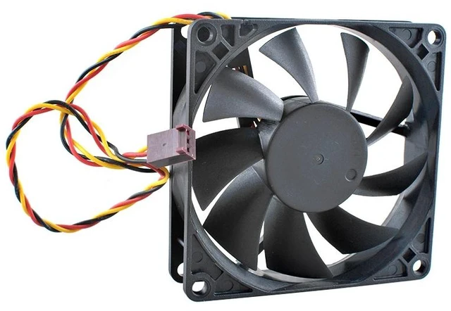 Main image of RB8020SM 80mm 80x80x20mm Axial Flow Computer Fan High Airflow Low Noise 3Pin Chassis CPU Cooling Fan DC12V 0.40A
