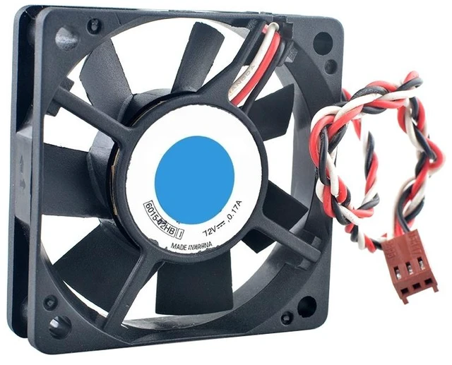 Main image of 6015-12HB 60mm 60x60x15mm DC12V 0.17A 3Pin Dual Ball Bearing Cooling Fan for Chassis CPU Power Supply