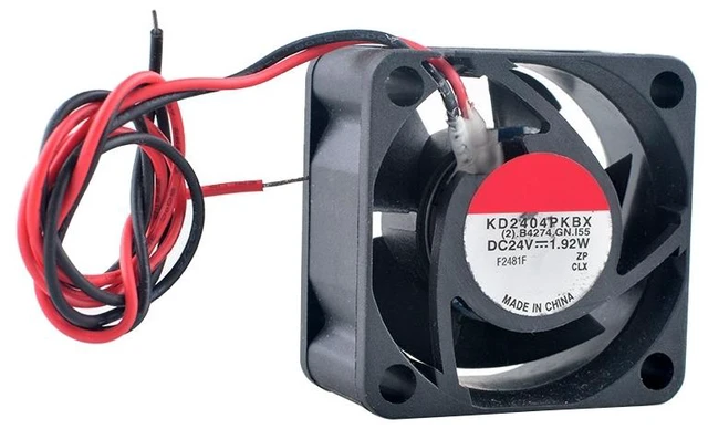 Main image of KD2404PKBX 40mm 40x40x20mm DC24V 1.92W Dual Ball Bearing Cooling Fan for Frequency Converter Power Supply