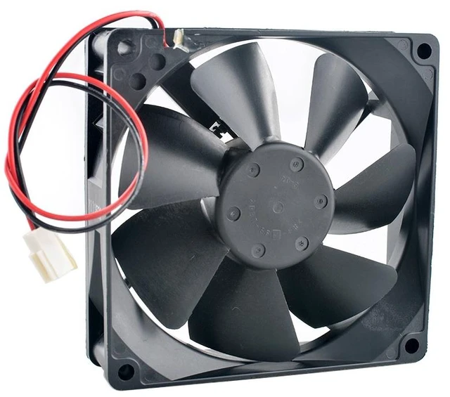 Main image of 3610KL-04W-B50 92mm 92x92x25mm Dual Ball Bearing Cooling Fan DC12V 0.34A 2Pin Chassis Power Supply Fan for Computer Hardware