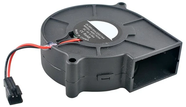 Main image of HDS-7525H 75x75x25mm DC5V 0.58A 2Pin Centrifugal Blower Fan Turbo Cooling Replacement Cooler