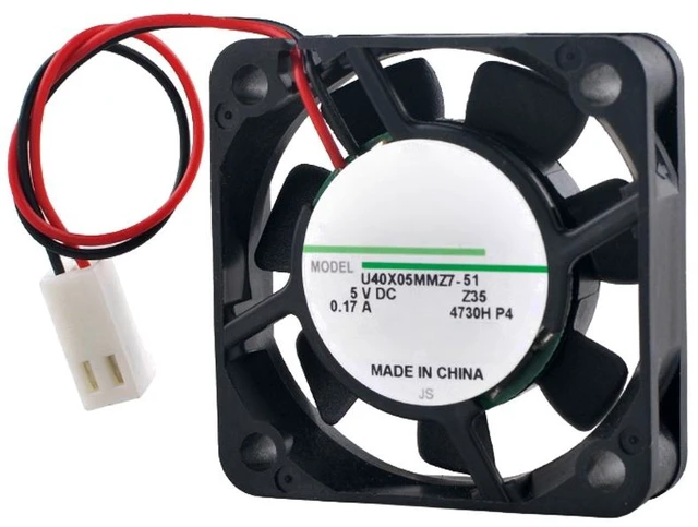 Main image of U40X05MMZ7-51 40mm 40x40x10mm Axial Flow Fan DC5V 0.17A 2Pin 6500RPM Cooling Fan for Set-Top Box IPC