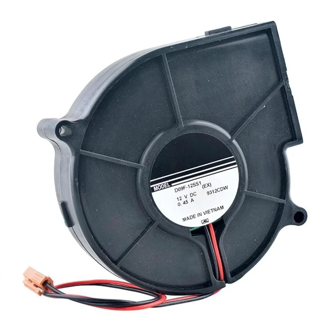 Main image of D09F-12SS1 93x93x30mm Blower Fan DC12V 0.45A 2Pin Centrifugal Turbo Blower Cooling Fan for Copier Projector