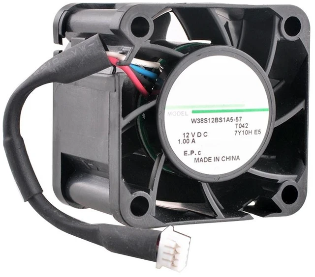 Main image of W38S12BS1A5-57 38mm 38x38x28mm High Speed Cooling Fan DC12V 1.00A 4Pin Power Supply Fan for Desktop Computers