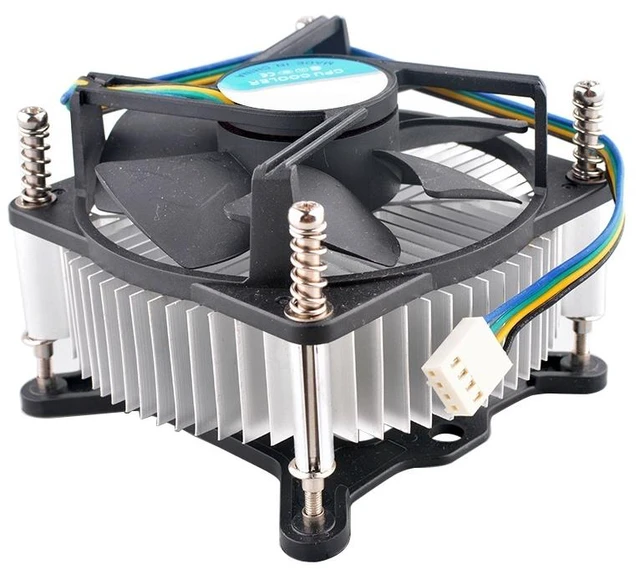 Main image of 1200-2500RPM DC12V 4Pin Aluminum Cooler Cooling Fan for 1U Server CPU LGA 1150 1151 1155 1156