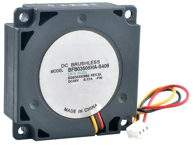 Main image of BFB03505HA-S409 86JCK 35mm Blower Fan 35x35x10mm DC5V 0.17A 3Pin Centrifugal Fan Blower for Industrial Control Computers