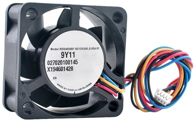 Main image of RDD4020B1 40mm 40x40x20mm DC12V 0.65A 4Pin Dual Ball Bearing High-Speed Cooling Fan for Chassis Power Supply
