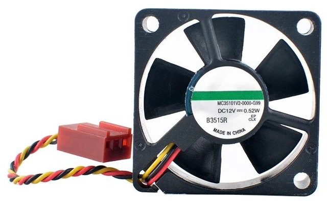 Main image of MC35101V2-0000-G99 35mm 35x35x10mm Quiet Micro Cooling Fan DC12V 0.52W 3Pin Chassis CPU Fan for Computer Hardware