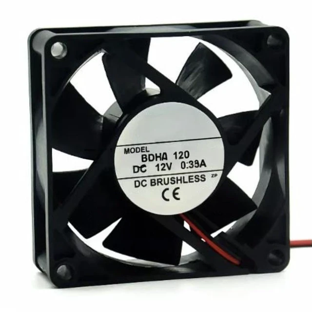 Main image of HDH0712UA 70mm 70x70x25mm CPU Fan DC12V 0.35A Chassis Power Supply Cooling Fan