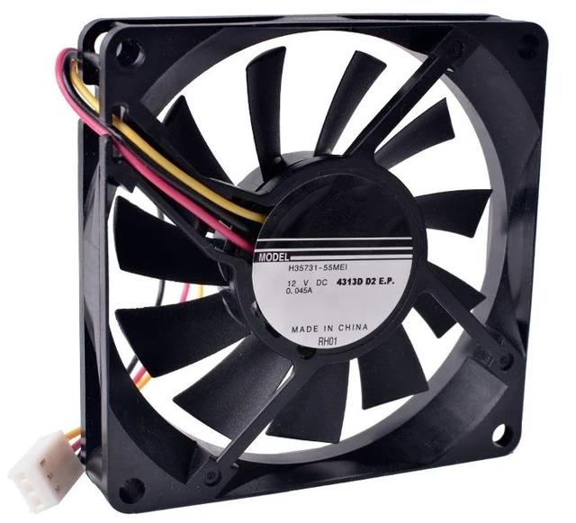 Main image of h35731-55mei 80mm 8015 80x80x15mm 12V 0.045A Ultra-Thin Silent Cooling Fan
