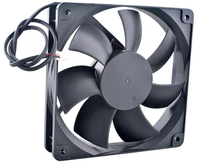 Main image of AD1224UB-A71GL 120mm 120x120x25mm Dual Ball Bearing Cooling Fan DC24V 0.25A 2Pin for Frequency Converter Power Supply