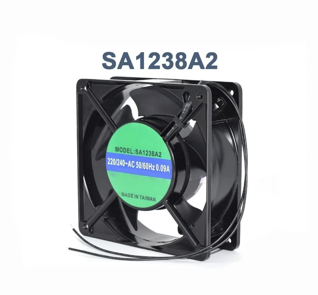 Main image of SA1238A2 12038 120x120x38mm AC50/60Hz 220/240V 0.09A 2Wire Industrial Control Cabinet Exhaust Cooling Fan Tested OK
