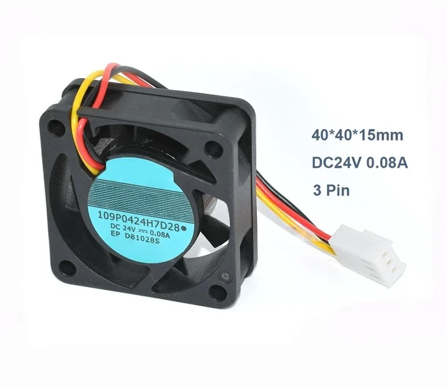 Main image of 109P0424H7D28 40x40x15mm 4015 24V 0.08A 3Wire Machine Server Inverter Cooling Fan