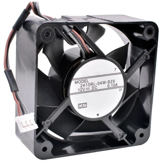 Main image of 2410RL-04W-S29 60mm 6025 60x60x25mm DC12V 0.10A Very Quiet Power Cooling Fan