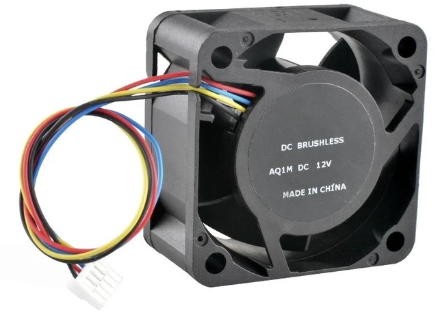 Main image of AQ1M 40mm 40x40x20mm Fan High Speed Cooling 4Pin DC12V 0.60A Micro Hosts Computer CPU Radiator Ventilator