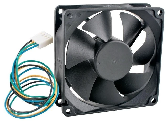 Main image of FD128025EB-N 80mm 80x80x25mm Cooling Fan DC12V 0.45A 4Pin Dual Ball Bearing Chassis CPU Fan for Computer Hardware