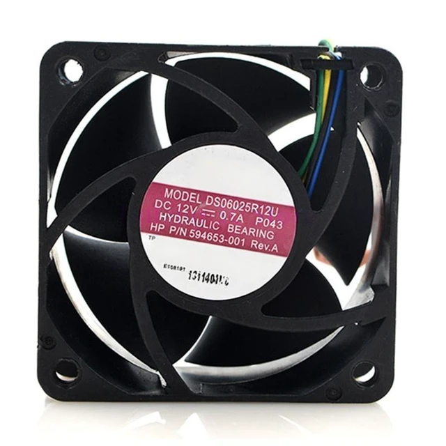 Main image of DS06025R12U DC12V 0.7A 8.4W 5200RPM 60mm 6025 60x60x25mm PWM Temperature Controlled Cooling Fan