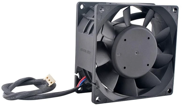 Main image of PFB0812UHE 80mm 80x80x38mm Cooling Fan DC12V 1.86A 3Pin High-Speed Server Power Supply Cooling Fan