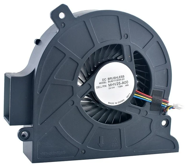 Main image of BUB1112HH-01 MHV25-A00 DC12V 1.00A 4Pin Cooling Fan for All-in-One Computer OptiPlex 3240 3440 7440 CPU Cooler