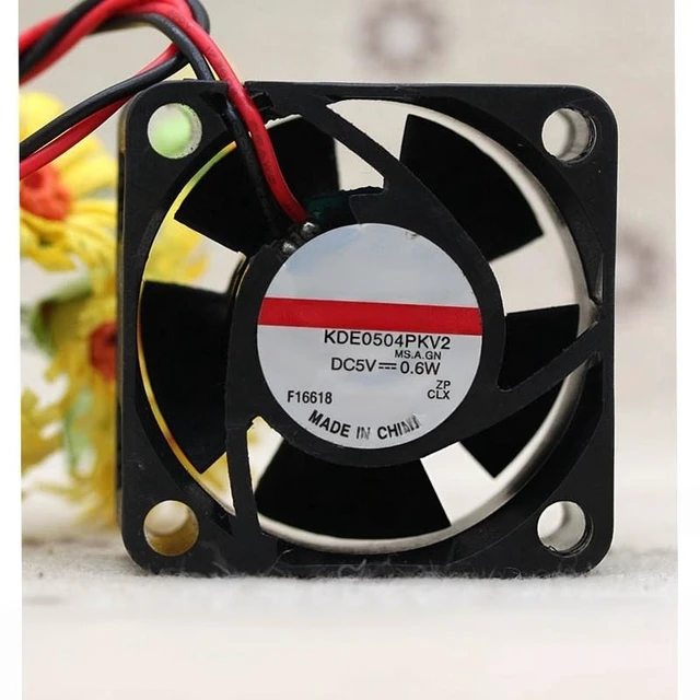 Main image of KDE0504PKV2 40mm 4020 40x40x20mm DC5V 0.6W Ultra-Quiet USB Cooling Fan