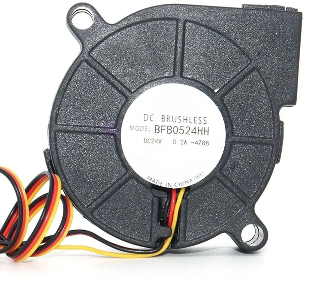 Main image of BFB0524HH 5015 24V 0.16A 50mm 50x50x15mm Turbo Centrifugal Blower Cooling Fan