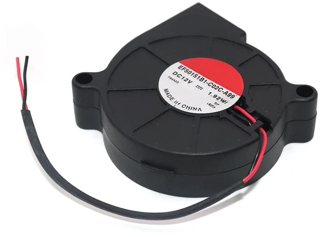 Main image of EF50151B1-C02C-A99 50mm 5015 50x50x15mm 12V 1.92W Blower Fan for Smart Globe Camera Humidifier Turbo Fan