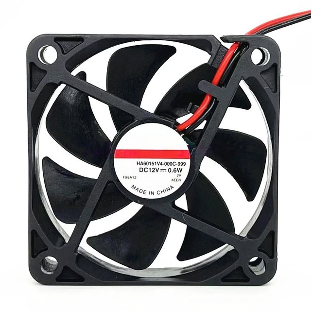 Main image of HA60151V4-000C-999 6015 DC12V 0.6W 60mm Quiet Low Noise Silent Cooling Fan