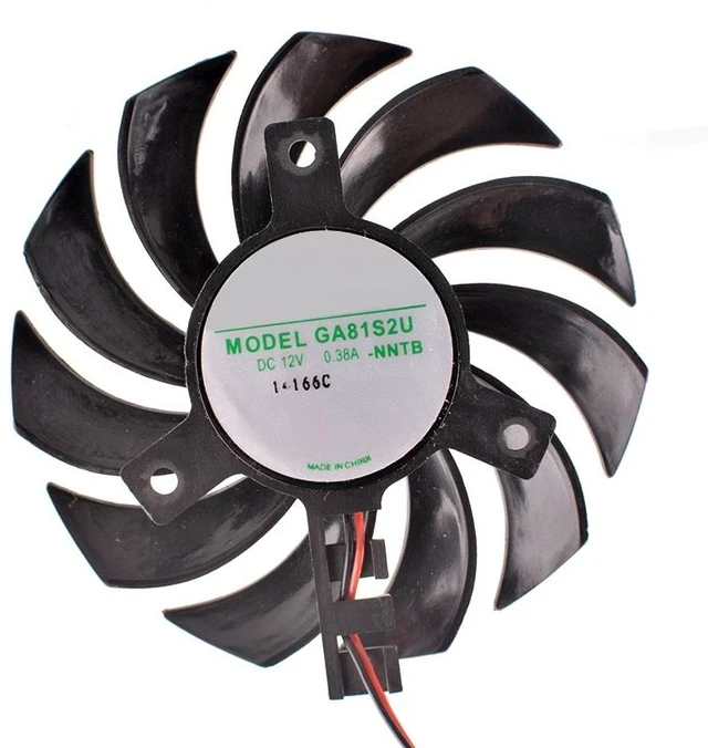 Main image of GA81S2U-NNTB DC12V 0.38A 75mm Diameter Hole Pitch 40mm Graphics Card Cooler Cooling Fan for GT430 GT440 GT630