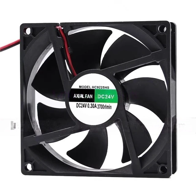Main image of HC9225HS 92x92x25mm 24V 0.30A DC Fan Inverter Axial Cooling Fan