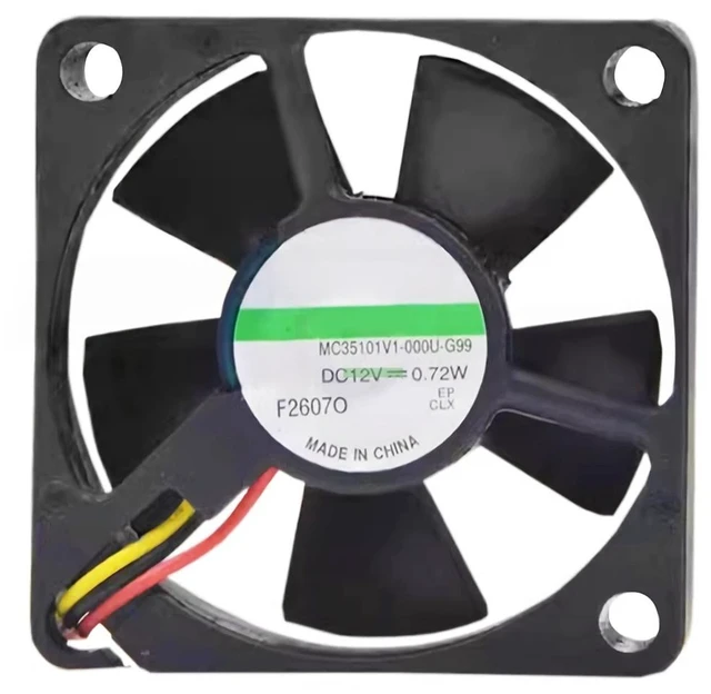 Main image of MC35101V1-000U-G99 35mm 35x35x10mm 3510 DC12V 0.72W Mini Micro Cooling Fan