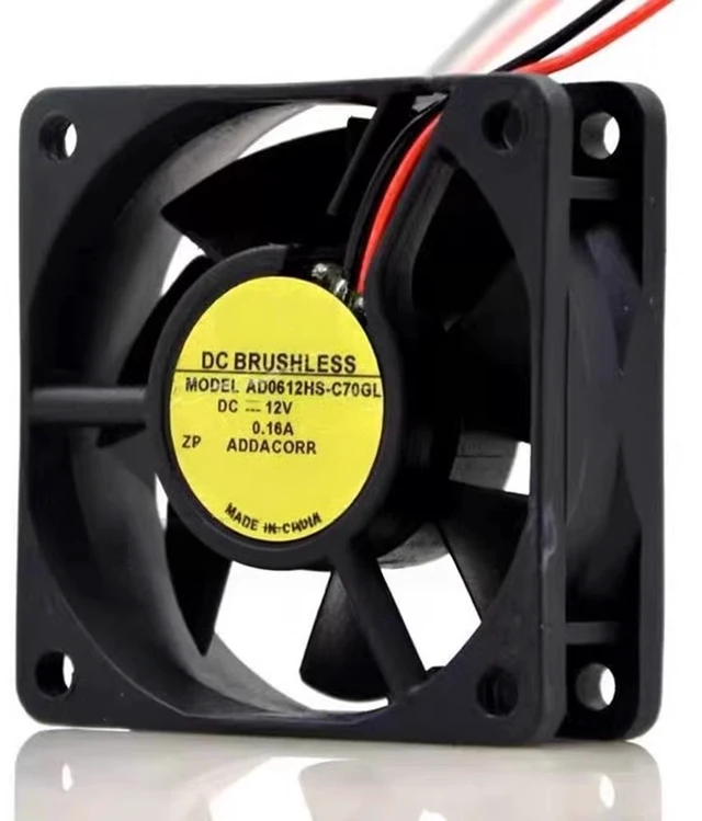 Main image of AD0612HS-C70GL 6020 60mm 60x60x20mm 2Wires Computer Cooling Fan DC12V 0.16A