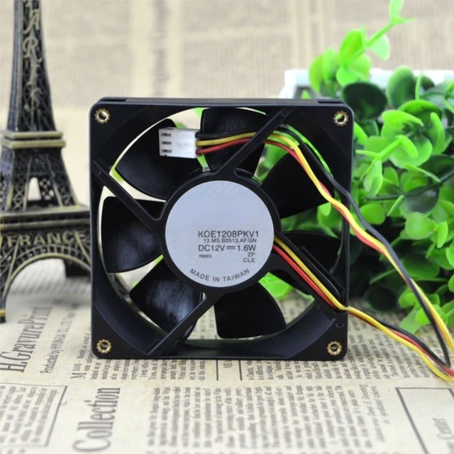 Main image of KDE1208PKV3 13.MS.AF.GN 12V 0.8W 80mm 80x80x20mm Cooling Fan
