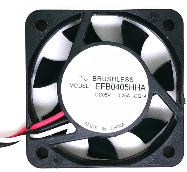 Main image of EFB0405HHA 5V 0.25A 40mm 4010 2Wire Dual Ball Bearing Cooling Fan