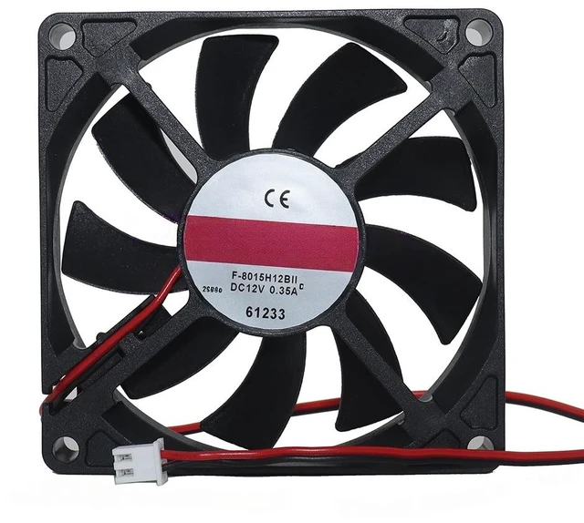 Main image of F-8015H12BII DC12V 0.35A 80x80x15mm 8015 Ultra Thin Charger Chassis Fan