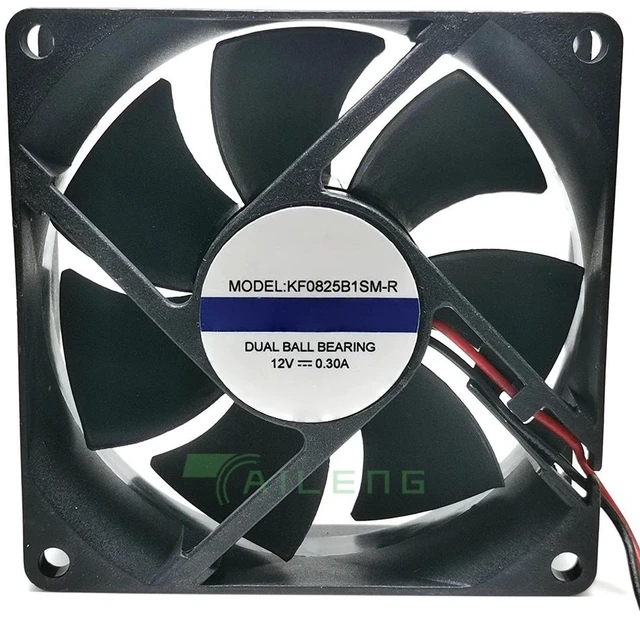 Main image of KF0825B1SM DC12V 0.30A 80x80x25mm Chassis Cooling Fan 2Wires