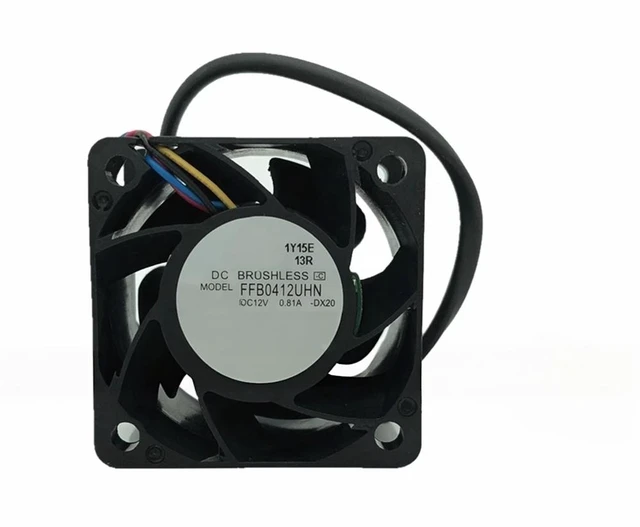 Main image of FFB0412UHN 40x40x28mm 4028 40mm 1U 2U Server Fan 12V 0.81A High Speed Cooling Fan with 4Pin