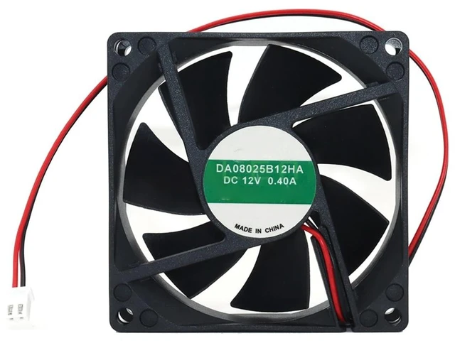 Main image of DA08025B12HA DC12V 0.4A 8025 80mm 80x80x25mm Cooler Power Supply Chassis Cooling Fan