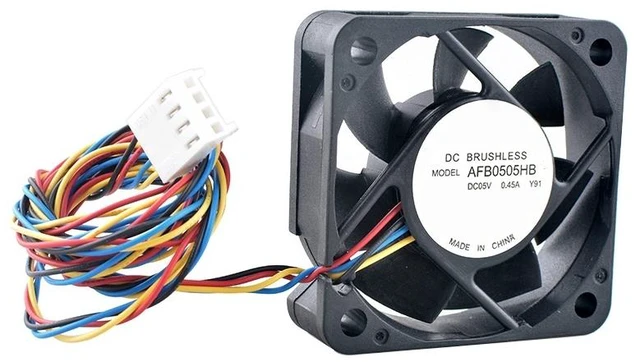 Main image of AFB0505HB 50mm 50x50x15mm DC5V 0.45A 4Pin Dual Ball Bearing Cooling Fan for Micro Device Chassis