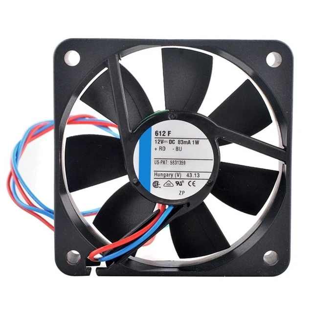 Main image of 60mm 60x60x15mm Cooling Fan DC12V 83mA 1W 4000RPM for Chassis Power Inverter Quiet Operation