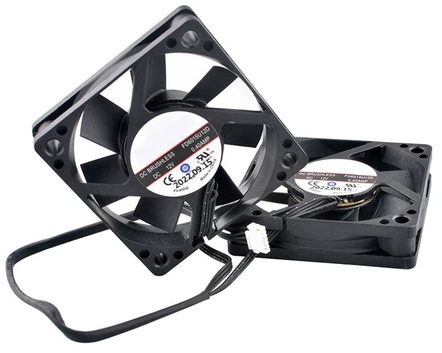 Main image of FD6015U12D 60mm 60x60x15mm DC12V 0.40A Dual Ball Bearing High-Speed Cooling Fan for Motherboard Chassis