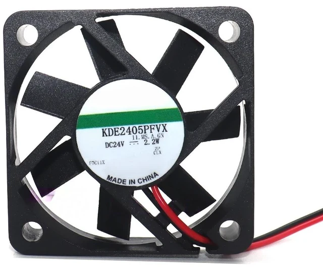Main image of KDE2405PFVX DC24V 5010 50x50x10mm 2.2W 2Wire Cooling Fan