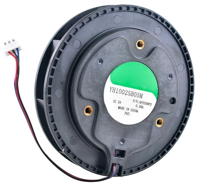 Main image of YH10025B05M AF23SNP2 100mm Blower Fan 100x100x25mm DC5V 0.28A 3Pin Double Ball Bearing Centrifugal Fan for Sweeping Machine