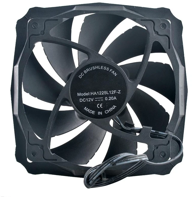 Main image of HA1225L12F-Z 120mm 120x120x25mm DC12V 0.20A 3Pin Quiet Cooling Fan for Chassis CPU