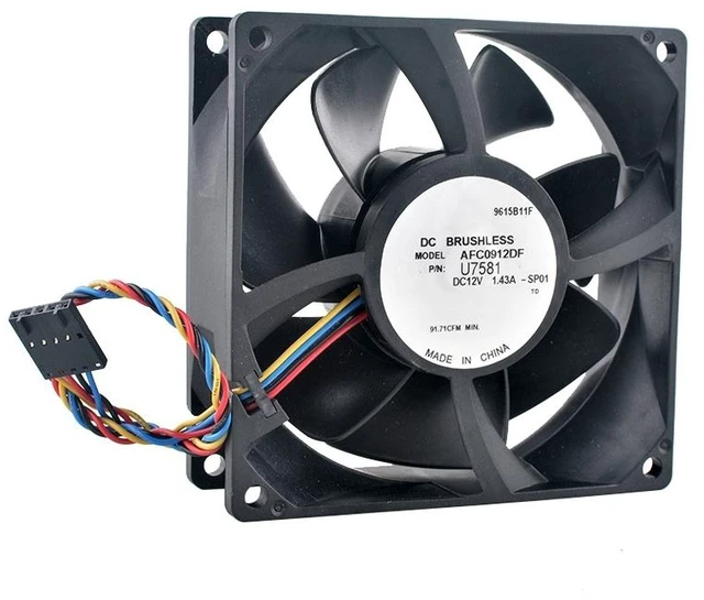 Main image of AFC0912DF U7581 92mm 92x92x32mm DC12V 1.43A 5000RPM Cooling Fan